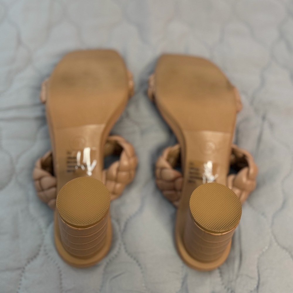Target Braided Double-Strap Slide Sandals in Tan - Picture 3 of 4